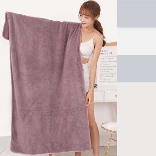 Fezora Microfiber Bath Towel for Men & Women – Large Size 70x140 cm, 400 GSM, Ultra Soft, Quick Dry, Lightweight & Super Absorbent Towel for Bathroom, Gym, Spa, Travel & Swimming (Wine) - Image 2