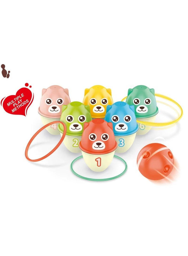 Kids’ Bowling Game – Colorful Animal Theme - Image 3