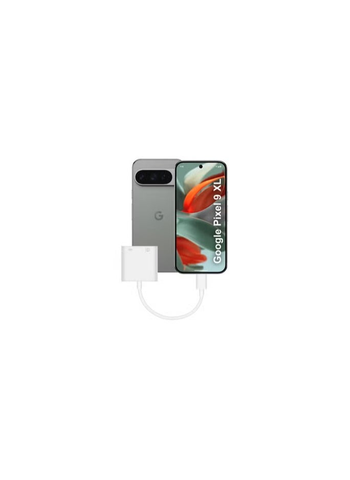 (For Google Pixel 9 XL) USB-C Camera Adapter Plug and Play 3.0 OTG Adapter with Charging Port Support Card Reader, USB Flash Drive, Keyboard and Mouse