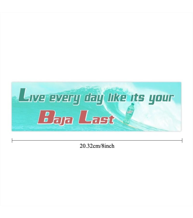 2pcs Baja Last Vinyl Decal Self Adhesive Semi Matte Moire Pattern For Living - Image 2