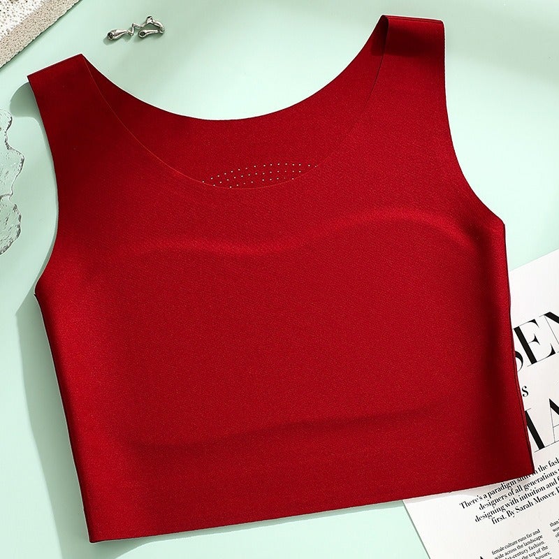 Bust Binder With Chest Pads For Reducing The Appearance Of Large Busts, Large Size Seamless Ultra-Flat Chest Shaper, Invisible Breast Shaping Shockproof Vest - Image 1