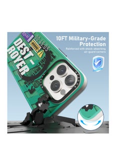 Mezone Destroyer iPhone 14 MagSafe Case, Shockproof & Anti-Yellowing Phone Case Reinforced Corners with Airguard, Green  - Image 4