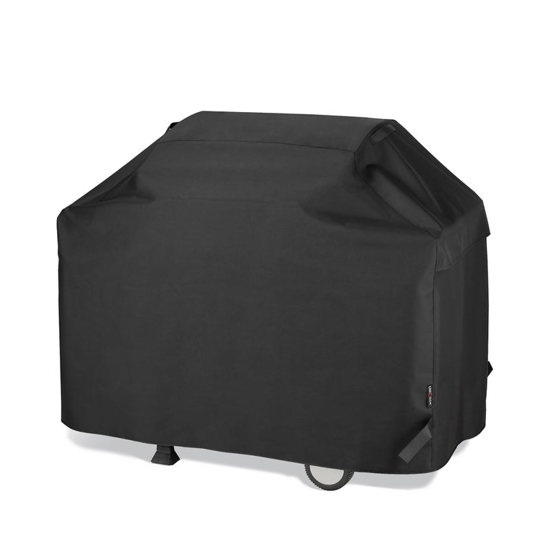 Unicook Grill Cover 60 Inch, Heavy Duty Waterproof Gas Grill Cover for Outside, Fade Resistant Outdoor Barbecue Protector, Compatible with Weber Char-Broil Nexgrill BBQs up to 58" Wide - Image 1