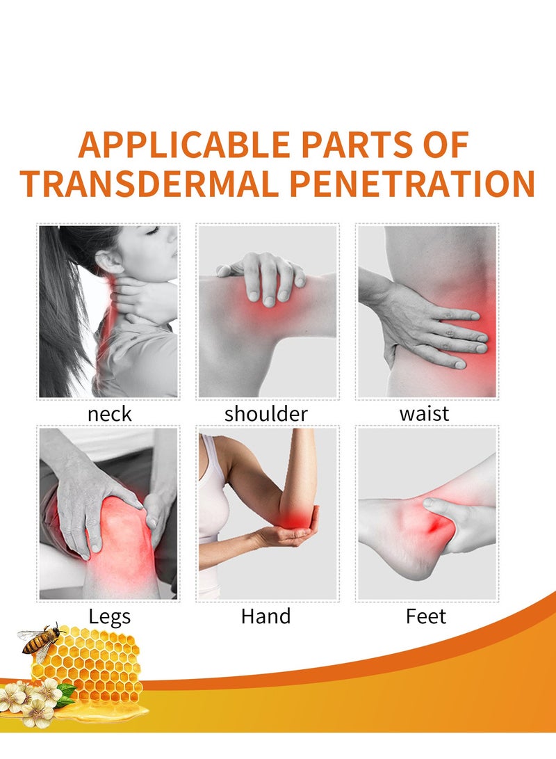 ساوث مون كريم تخفيف الألم من سم النحل مهدئ كريم, كريم علاج المفاصل, كريم علاج البروبوليس مهدئ كريم, مرهم تخفيف الألم في المنسكوس, تخفيف التوتر والألم, كريم تخفيف الألم في المفاصل والعضلات 20g - Image 5