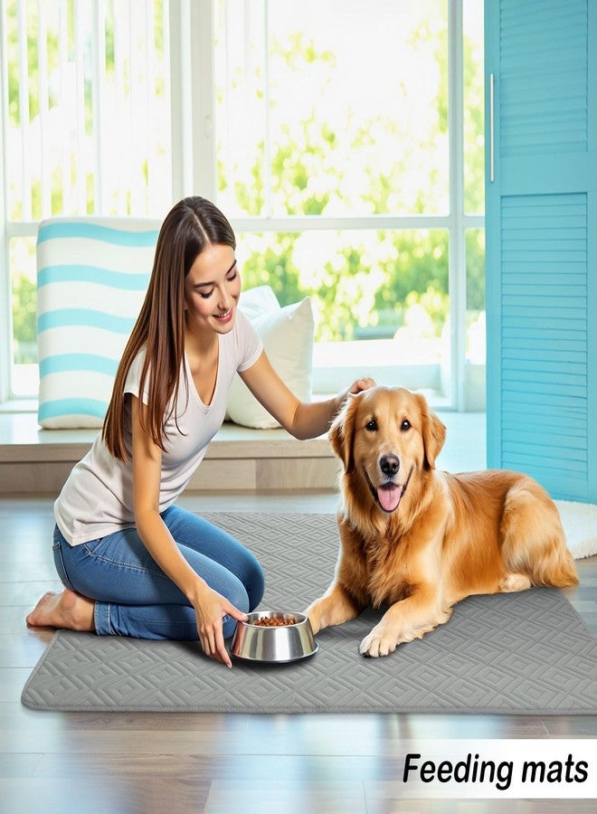 هيها بطانية مقاومة للماء للكلاب من هيها، غطاء سرير ناعم للكلاب، بطانيات للحيوانات الأليفة، غطاء أريكة مقاوم للماء للكلاب قابل للغسل، أغطية أريكة قابلة للعكس للحيوانات الأليفة (40 × 90 بوصة، رمادي/رمادي داكن) - Image 4