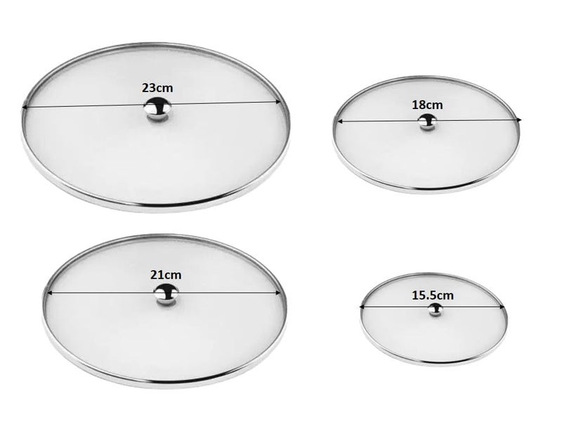 finality Stainless Steel Food Cover/Milk Cover Jali/Steel Jali/Multipurpose Net Lid Set of 4, Silver Color - Image 3