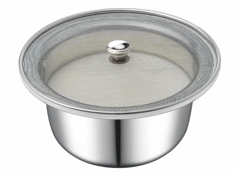 finality Stainless Steel Food Cover/Milk Cover Jali/Steel Jali/Multipurpose Net Lid Set of 4, Silver Color - Image 4
