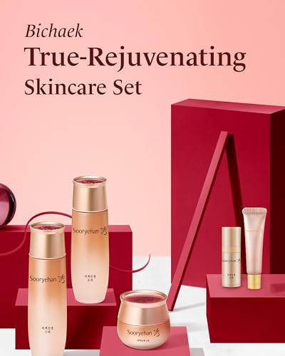 Sooryehan Bichaek TrueRejuvenating Skincare gift Set 206 ml697 fl oz Radiant and Firm Skin Skin Elasticity by LG Beauty Korean Panax Ginseng Korean Medicine Extracts - Image 3