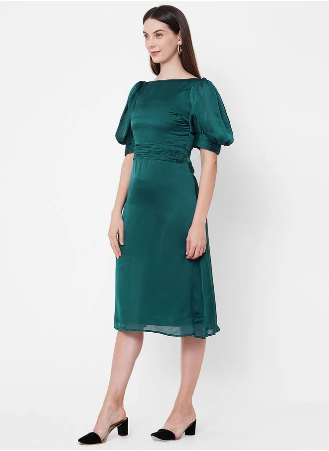 Mish Satin Puff Dress