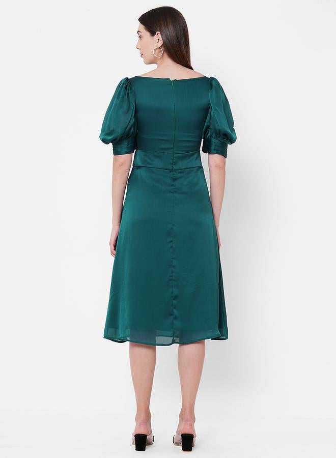 Mish Satin Puff Dress  - Image 4
