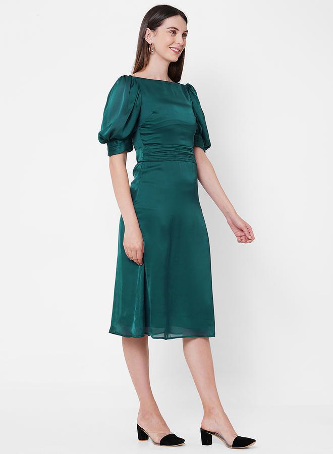 Mish Satin Puff Dress  - Image 2