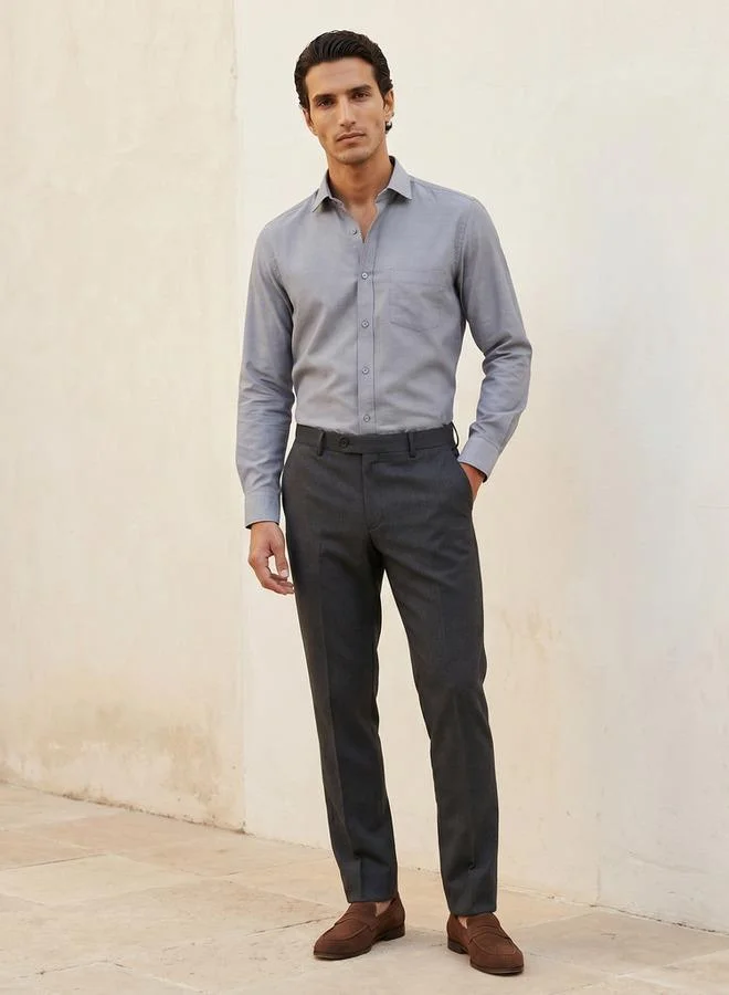 Splash FAV Men Regular Fit Collared Philaphil Long Sleeves Shirt