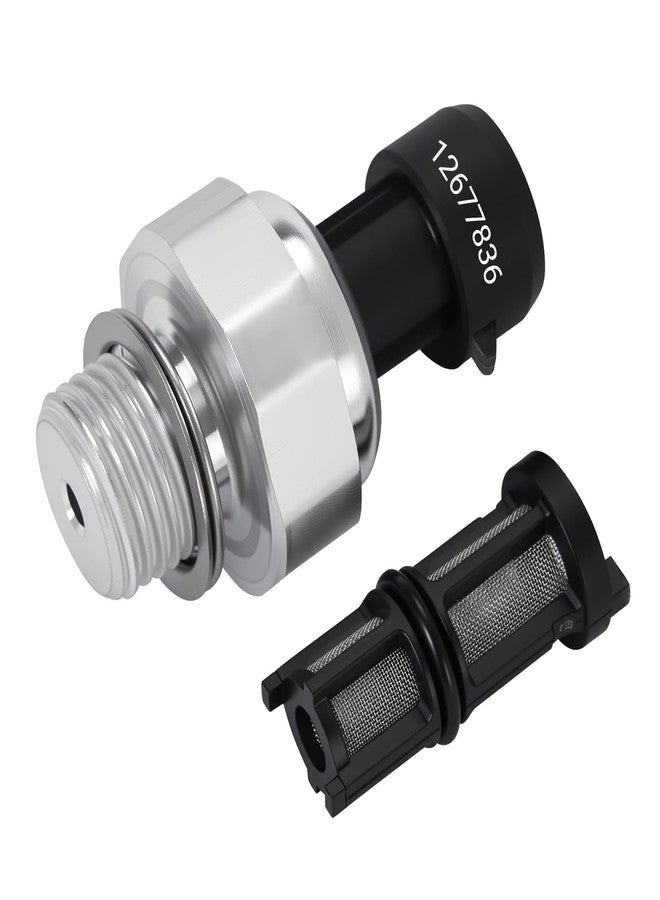 CenJows 12677836 Oil Pressure Sensor with Screen Filter D1846A, Switch/Sending Unit for 2003-2008 Chevy Silverado 1500 2500 3500 Tahoe Suburban Avalanche Trailblazer Impala & GMC Sierra Cadillac Escalade CTS - Image 1