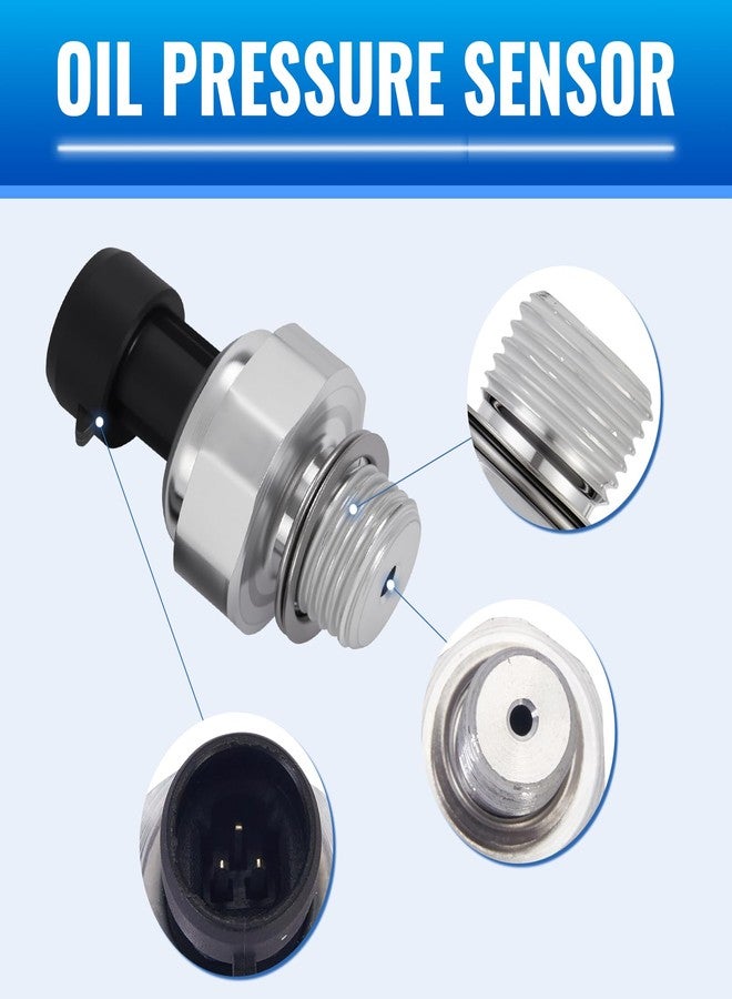 CenJows 12677836 Oil Pressure Sensor with Screen Filter D1846A, Switch/Sending Unit for 2003-2008 Chevy Silverado 1500 2500 3500 Tahoe Suburban Avalanche Trailblazer Impala & GMC Sierra Cadillac Escalade CTS - Image 2