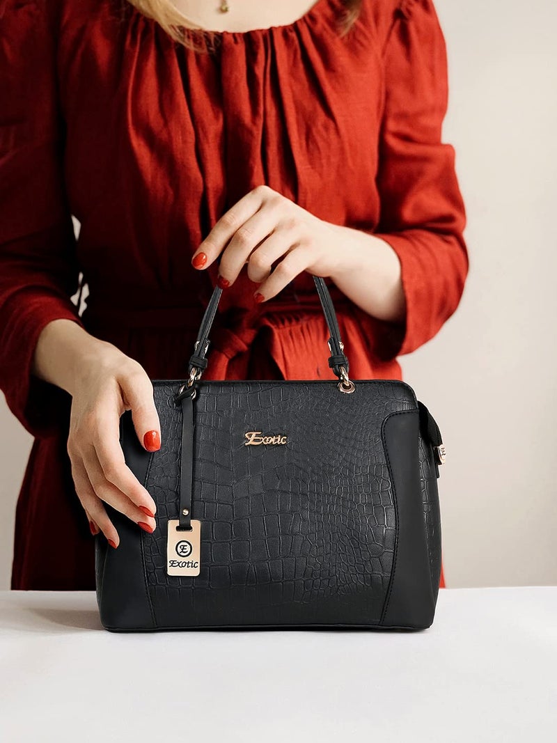 EXOTIC Womens Formal Hand/Sling Bag (Black) - Image 3