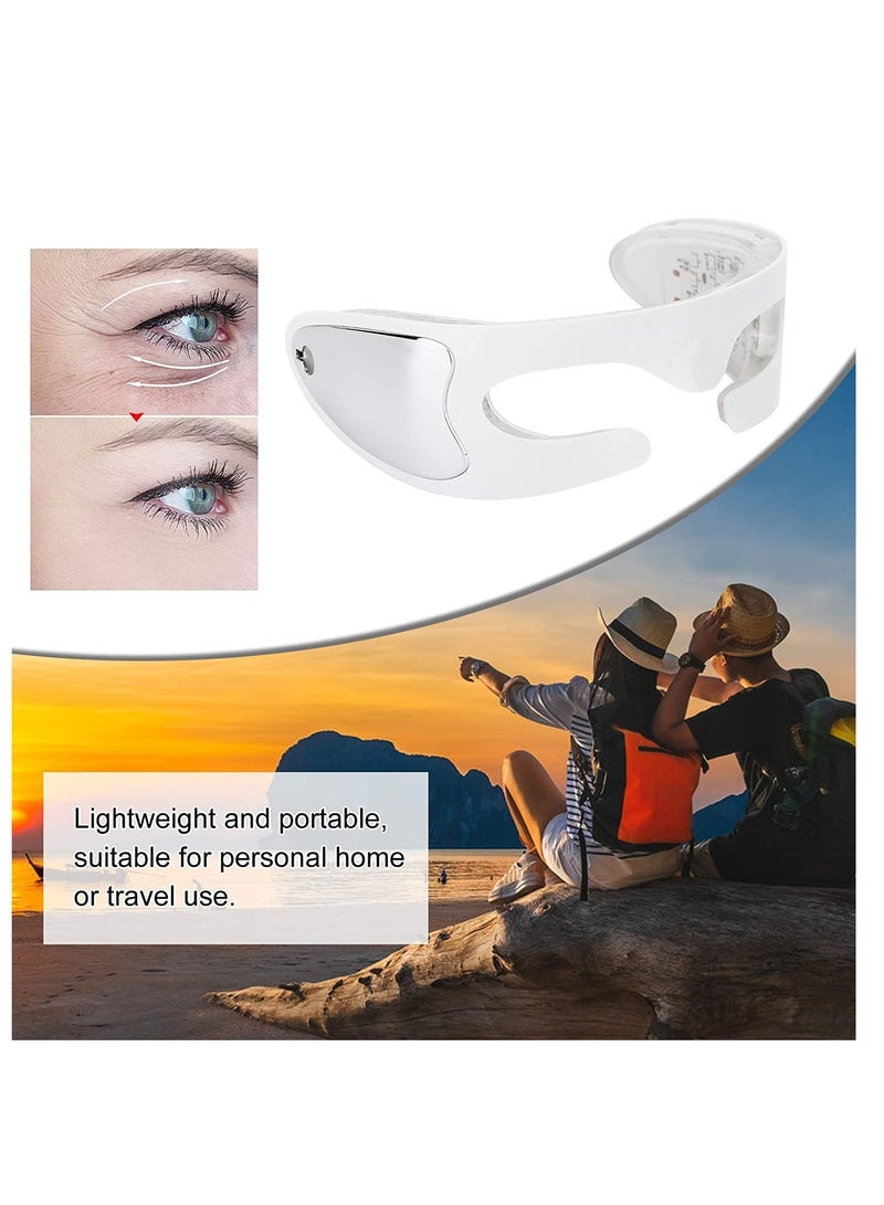 Electric Eye Massager Red Light Heating Therapy Anti Wrinkle Massager Relieving Fatigue Eye Care Massager