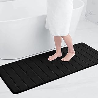 Buganda Memory Foam Soft Bath Mats - Non Slip Absorbent Bathroom Rugs Extra Large Size Runner Long Mat for Kitchen - Image 1