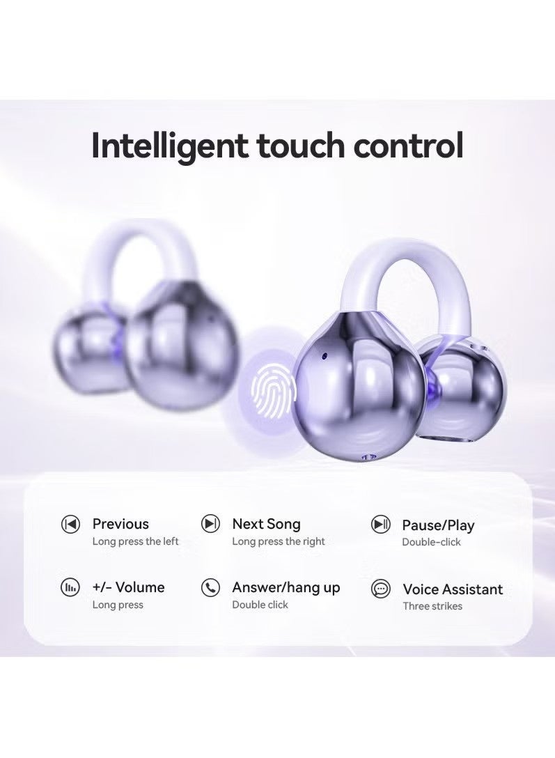 NH True Open-Ear Clip-On Wireless Bluetooth 5.4 Sports Earbuds - Image 3
