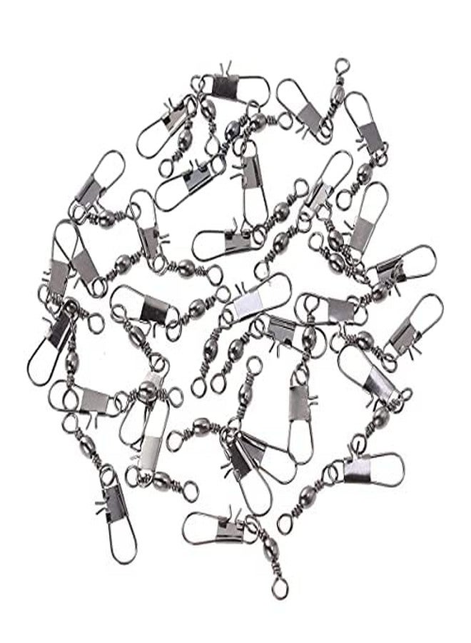 AUF Fishing Rolling Swivel with Interlock Snap #2 (10pcs) - Image 1