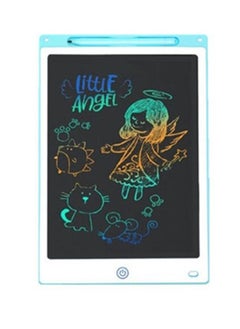 Generic 10 inch Writing Tablet with Pen Multifunctional Pressure Sensing ABS Protective LCD Drawing Board for Children,Blue and white  - Image 1