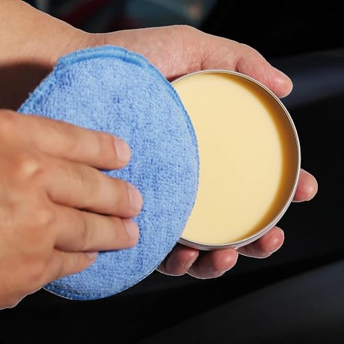FONAROLL Microfiber Wax Applicator Pads, Car Wax Applicator with Finger Pocket, Buffing & Detail Polishing Foam Pads for Car Cleaning and Fine Polishing (5 inch, 6 Pack) - Image 5