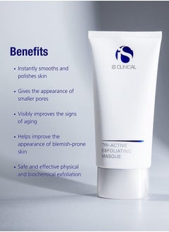 iS CLINICAL Tri-Active Exfoliating Masque; Acne Treatment; Face Exfoliator; Large Pores Treatment  - Image 4