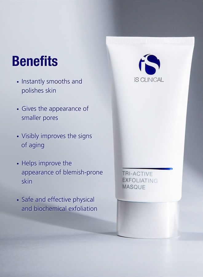 iS CLINICAL Tri-Active Exfoliating Masque; Acne Treatment; Face Exfoliator; Large Pores Treatment - Image 4