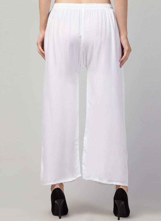 Trend Level Women Pack Of 2 Straight Mid Rise Palazzos - Image 4