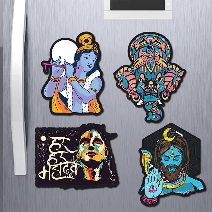 Vprint Quality MDF Craft Magnet Blanks (Set of 12/3x3 in) Plain Wooden Cutouts for DIY Fridge Magnets, Resin Art, Decoupage & Creative Painting Projects (GOD) - Image 2