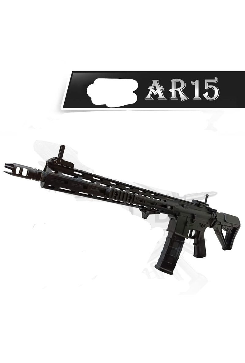 Electric Gel Ball AR15 Blaster Gun – Automatic Gel Ball Shooter with High-Speed, Soft Ammo for Outdoor Team Games, Safe and Fun for Kids & Adults - Image 5