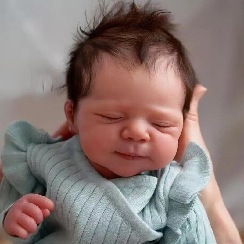 Zero Pam Silicone Reborn Baby Dolls18 in Realistic Baby Doll Real Life Reborn Dolls Silicone Babys Doll That Look Real Posable Cloth Body Newborn Babies with Accessories for 3 Girls - Image 5