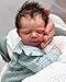 Zero Pam Silicone Reborn Baby Dolls18 in Realistic Baby Doll Real Life Reborn Dolls Silicone Babys Doll That Look Real Posable Cloth Body Newborn Babies with Accessories for 3 Girls - Image 2