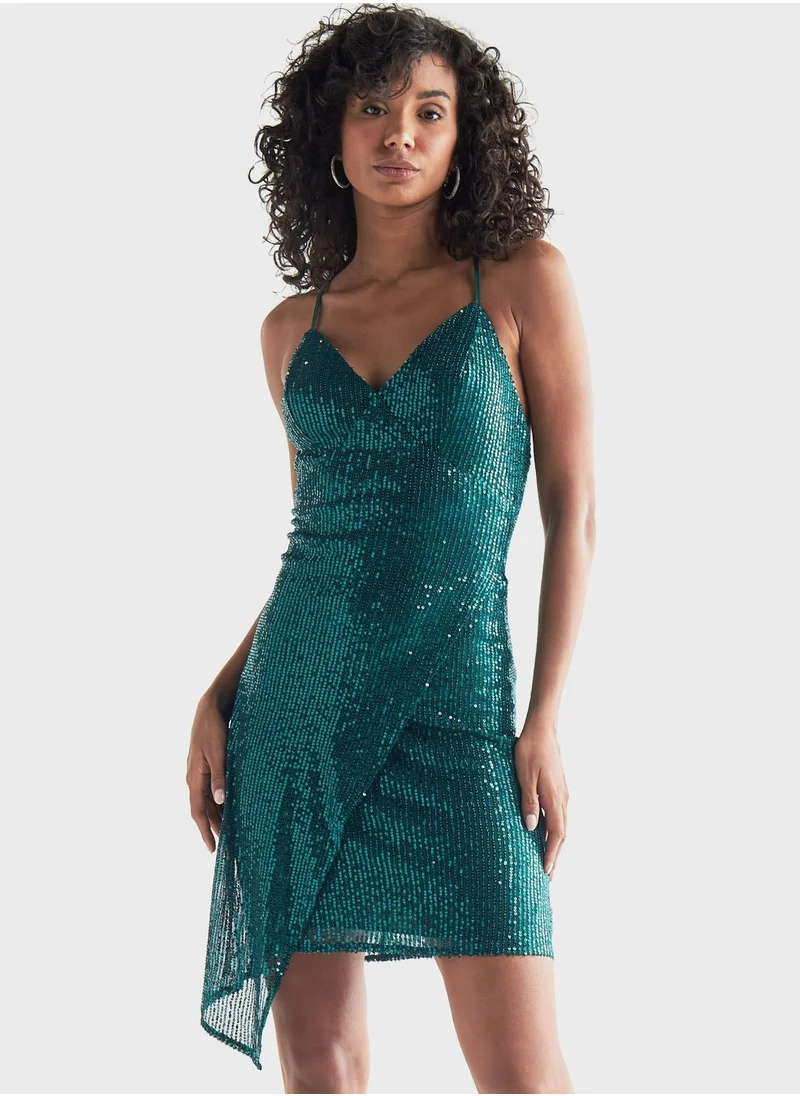 FAV Embellished Knitted Dress