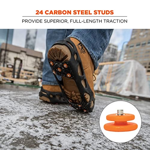 Ergodyne - 16785 TREX 6304 Step In Ice Traction Cleat with 12 Carbon Steel Spike Grips,Black,X-Large - Image 2