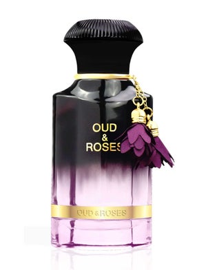 AHMED AHMED Oud  Roses 60mL Unisex Oriental Perfume for Men and Women a Woody Floral Oriental Fragrance with Oudh Frankincense and Rose Accords 