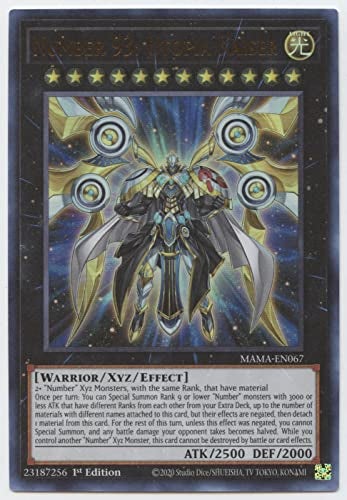 Yugioh Number 93 Utopia Kaiser MAMAEN067 Ultra Rare 1st Edition - Image 1