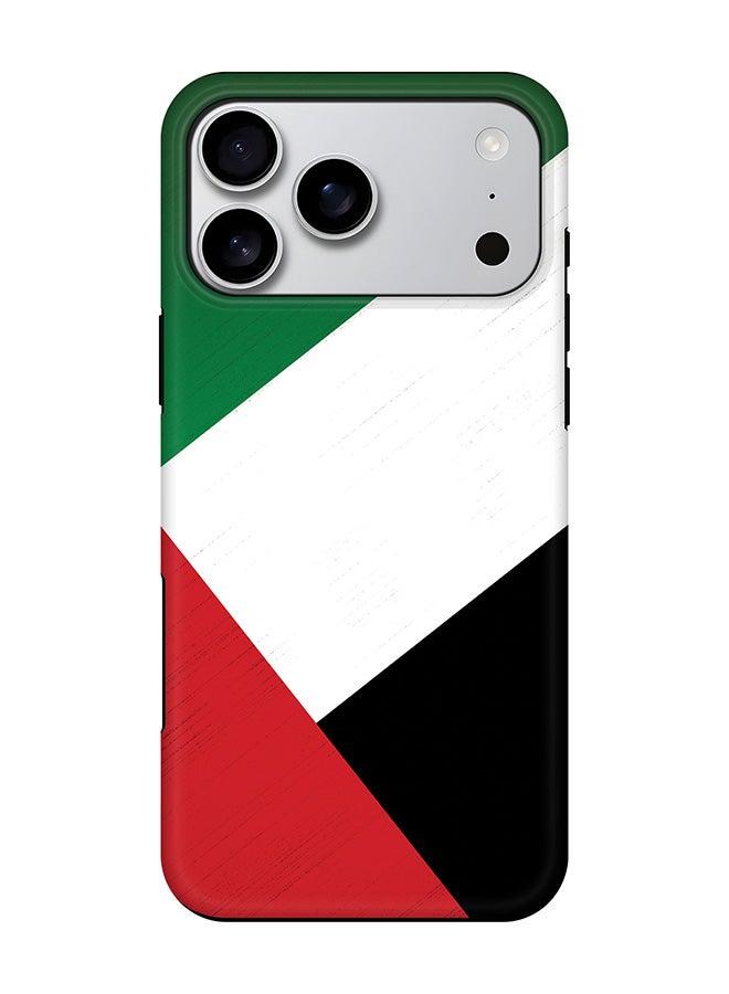Tough Pro Magnetic Case for iPhone 17 Pro Max, Dual Layer hybrid PC + TPU Mobile Cover Matte - Flag Of UAE