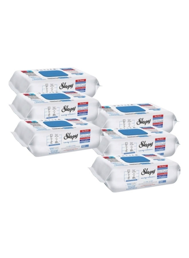 Sleepy Easy Clean Surface Wipes – Saver Pack (6x100 Pieces) – 600 Wipes – Bleach Scent - Image 3