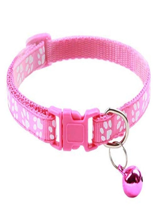 Pups&Pets 2 Pieces Cat Collars - Paw Print Design, with Bell, Adjustable Strap, and Safety Release Buckle [Modern Paw Print Design for Your Cute Cats - Image 5