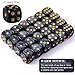 TecUnite 25 Pieces 6 Side Polyhedral Dice Set with Black Pouch Compatible with Board Activities Parties Math Learning and Others with Random Multi Colored Mix ColorBlack6 Sides - Image 4