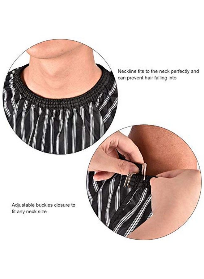 FaHaner Barber Cape And Neck Duster Brush Set 57 X 65 Inch Large Haircut Cape For Salon With Adjustable Snap Closure Extra Long Haircut Apron Perfect For Hair Stylists And Barbers - Image 4