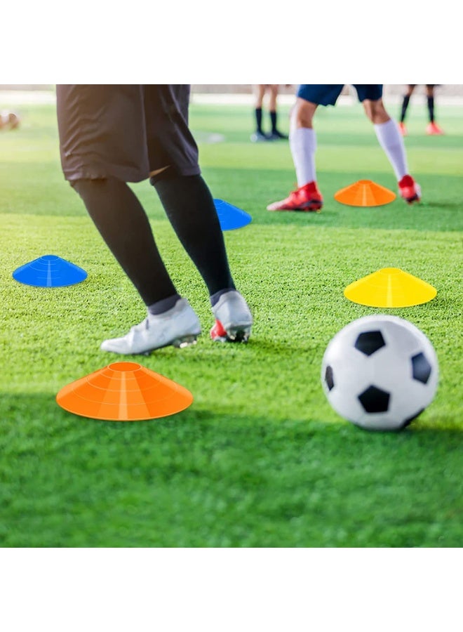 Agility Training Cones 60 Pack with Carry Bag and Holder, Multi-color - Image 5