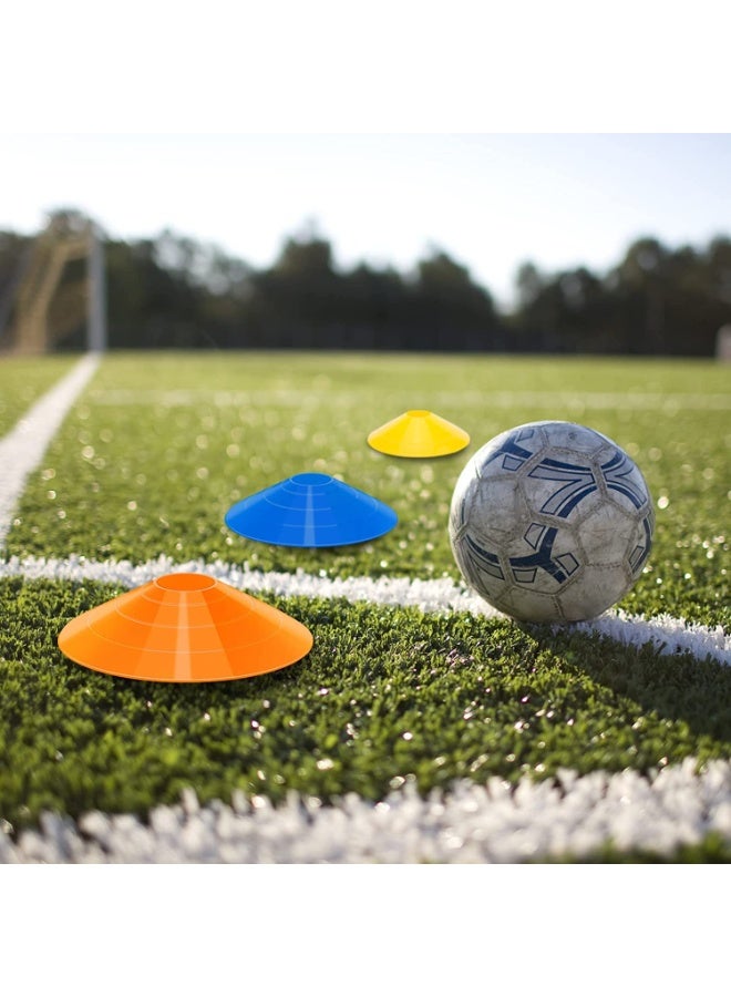 Agility Training Cones 60 Pack with Carry Bag and Holder, Multi-color - Image 3