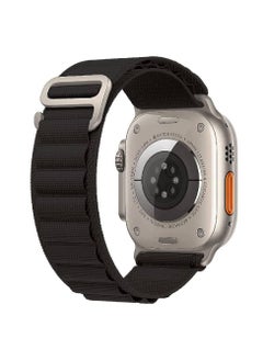 Alpine Loop Compatible with Apple Watch Ultra Band,Metal connector Rugged Woven Nylon Men G-Hook Strap for iWatch Series Ultra SE 49mm 45mm 44mm