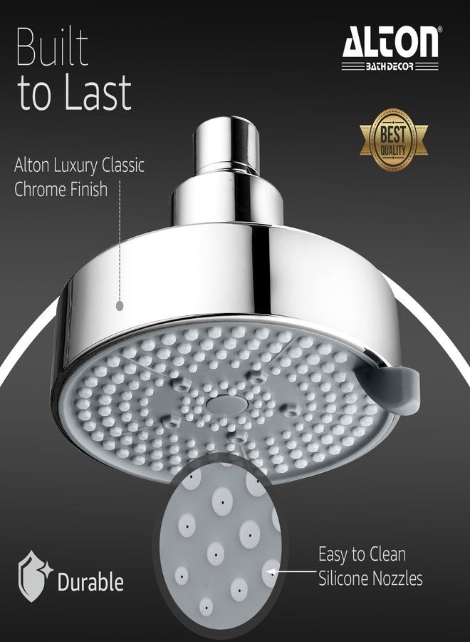 ALTON SHR20750, ABS, 5-INCH, 5-Function, Overhead Shower, Black - Image 1