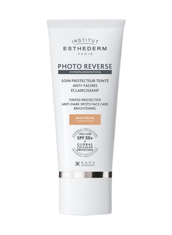 INSTITUT ESTHEDERM Photo Reverse Brightening Protective Anti-Dark Spots Medium Beige 50Ml - Image 1