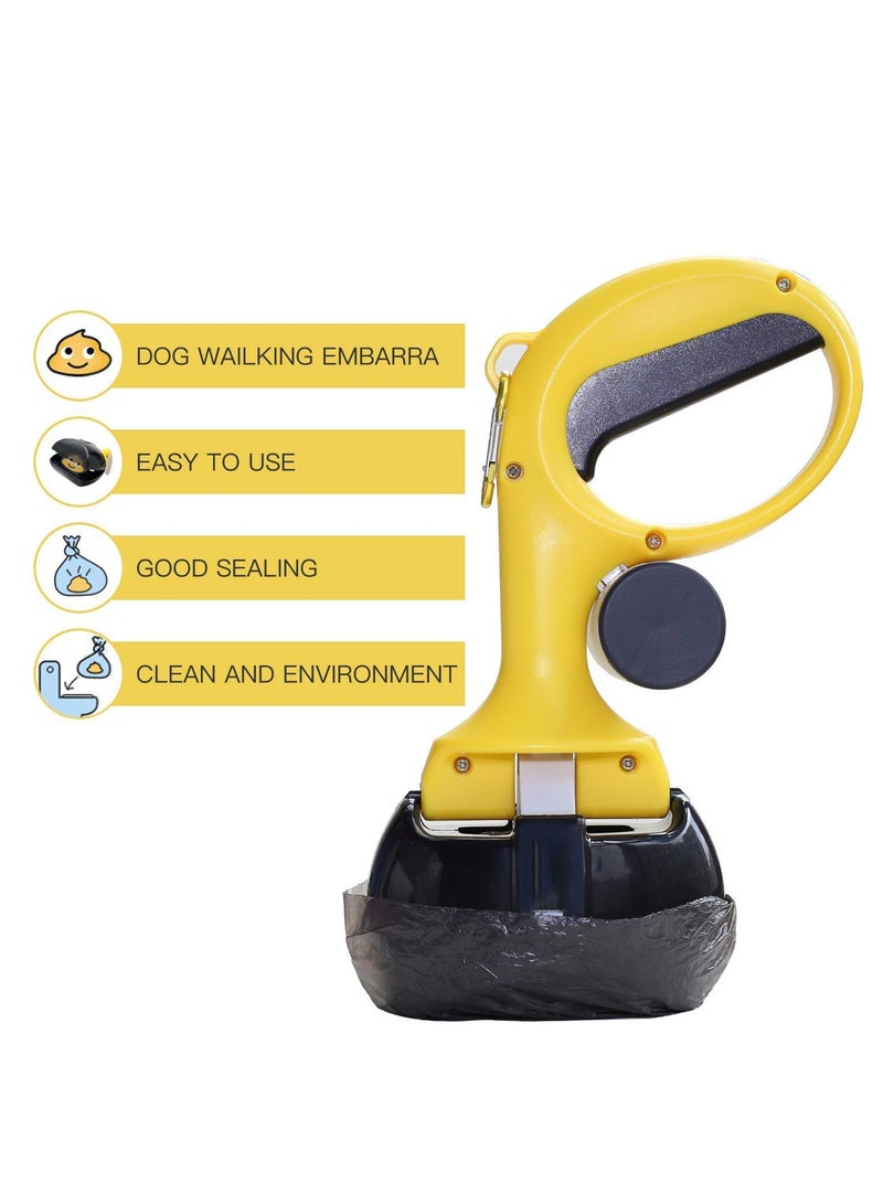 KASTWAVE Scooper for Pets Portable Pet Waste Scooper Pet Waste Jaw Clamp Scooper High Elastic Spring - Image 4