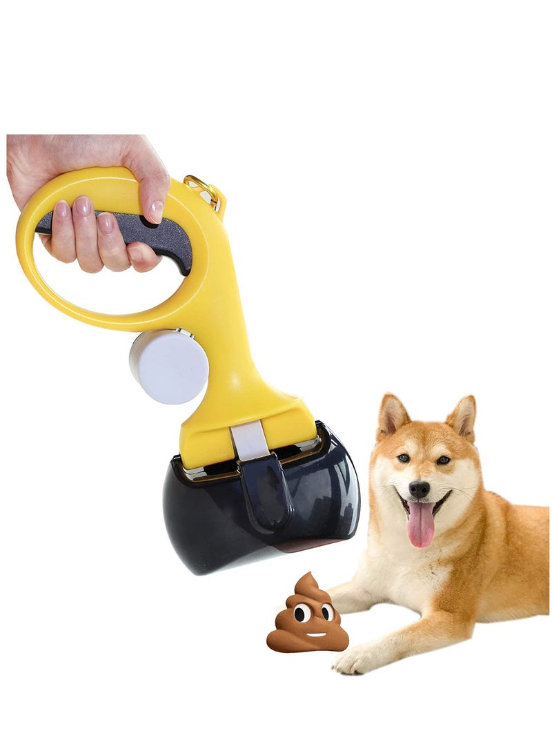 KASTWAVE Scooper for Pets Portable Pet Waste Scooper Pet Waste Jaw Clamp Scooper High Elastic Spring - Image 1