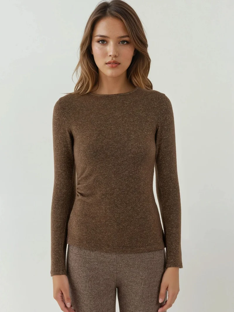 HICCUP Viscose Blended Basic Top