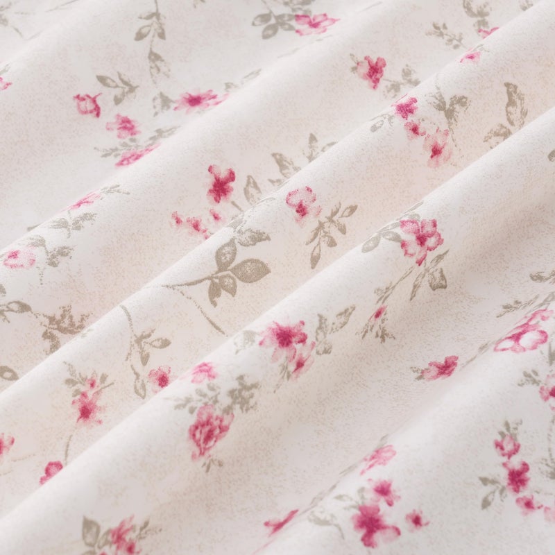 Modern Threads Printed 4-Piece Extra Soft Bedding Sheets & Pillowcase Set, Deep Pocket up to 16 inch Mattress Kashmir Rose Cal King - Image 4